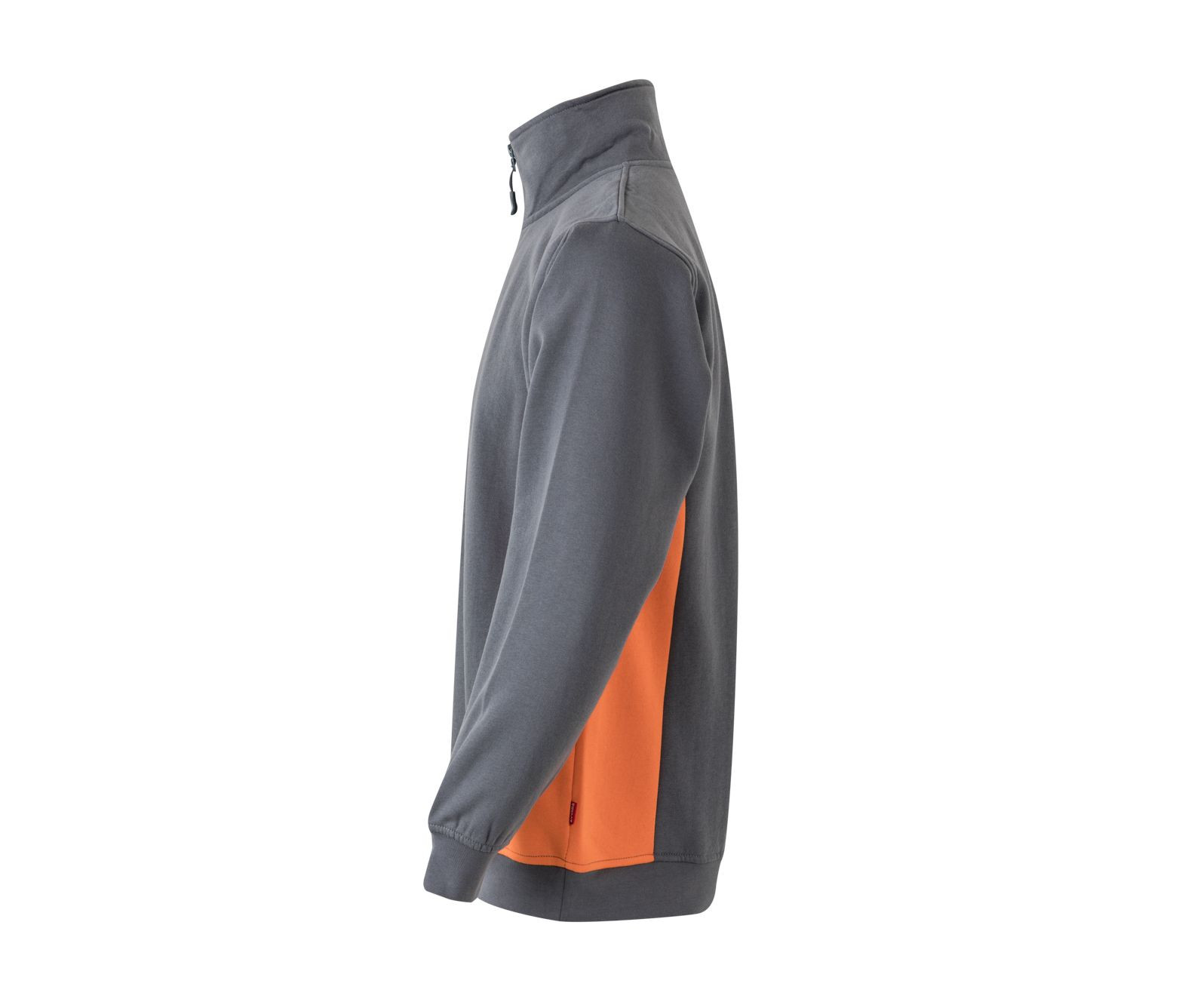 SWEAT BICOLORE COL ZIPPÉ